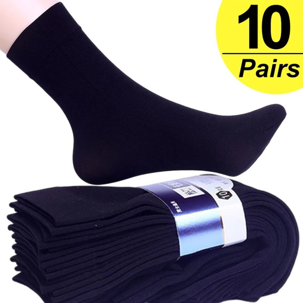 Silk Sock Bamboo - 10 пар модных дышащих мужских носков