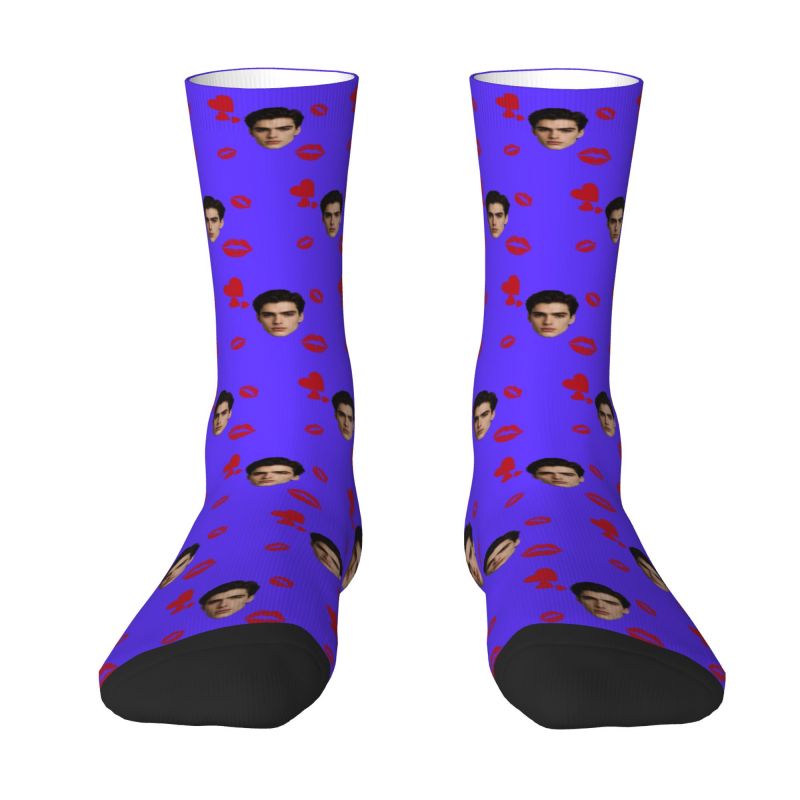 Dress Sock Men - Мужские носки с сердечком на заказ,