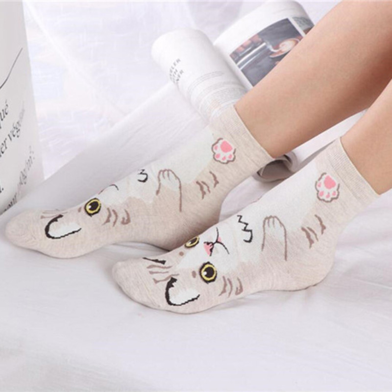 Cotton Crew Sock Pack - Набор из 5 пар забавных носков