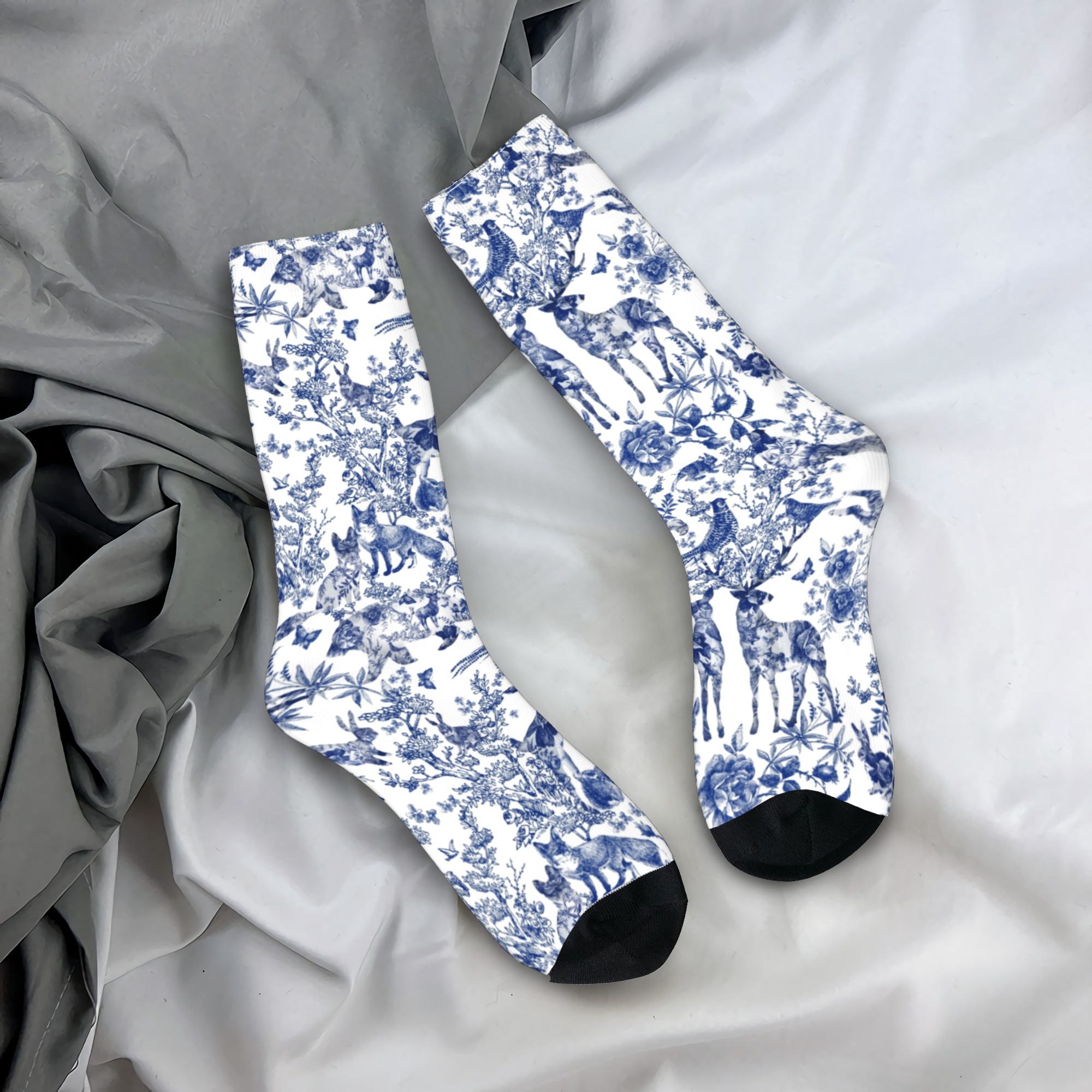 Dress Sock Men - Винтажные носки унисекс с французским узором