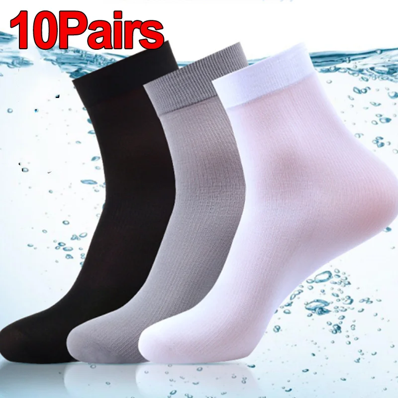 Silk Sock Bamboo - 10 пар мужских носков, летние ультратонкие