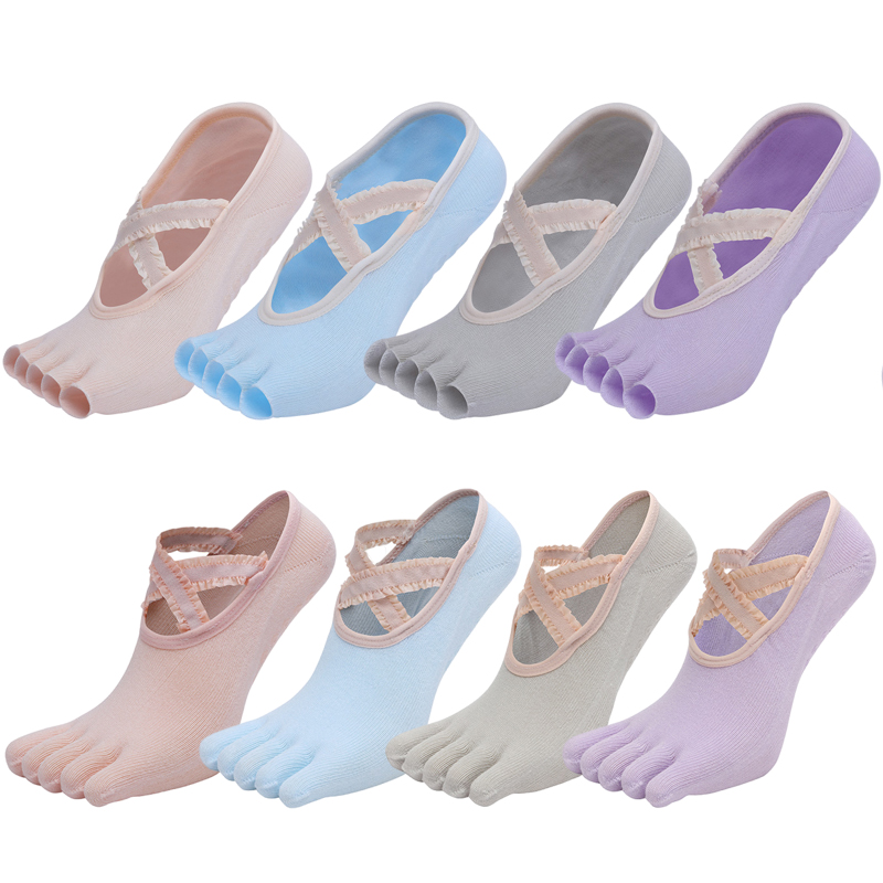 Grip Sock Yoga - Носки для йоги с пятью пальцами,