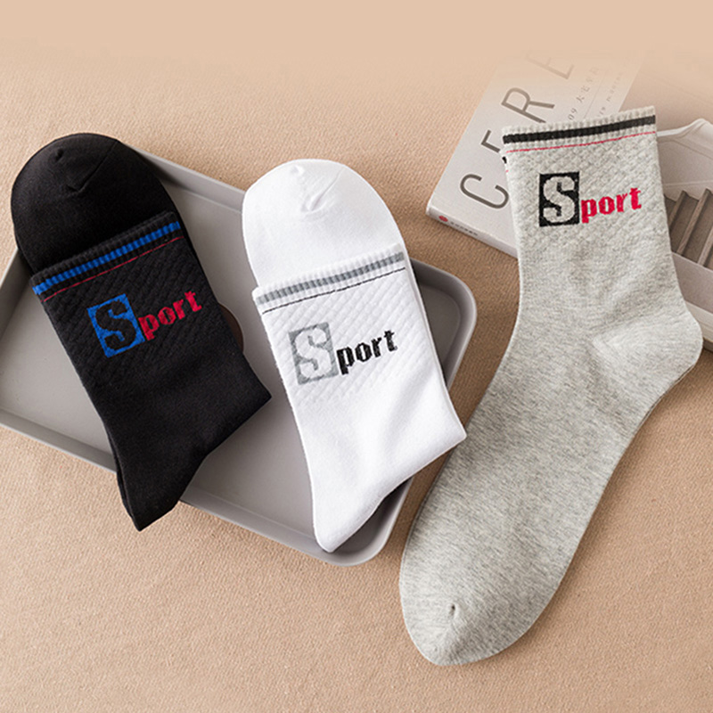 3 пары/упак. большие носки EU  – обзор и цена Cotton Crew Sock Pack