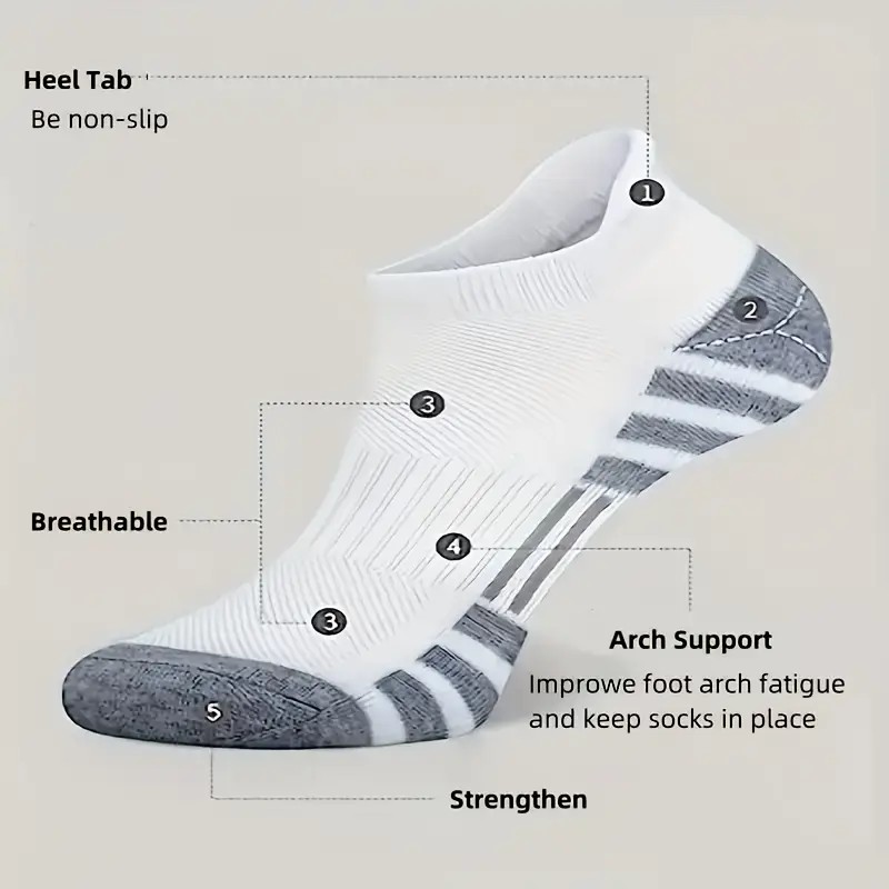 12 пар мужских дышащих спортив – обзор и цена Ankle Brace Sock