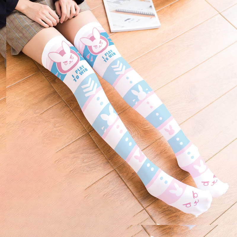 Игра OW D.Va гольфы с мультяшн – обзор и цена Silk Sock Bamboo