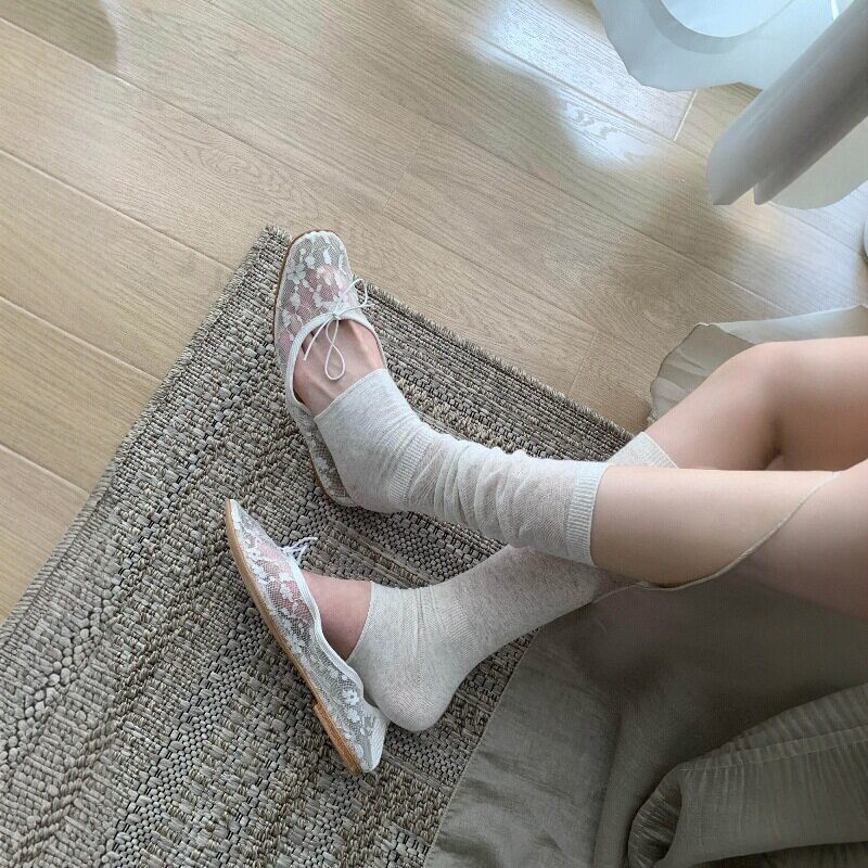Пара прозрачных сетчатых гетр- – обзор и цена Boot Sock Slouchy