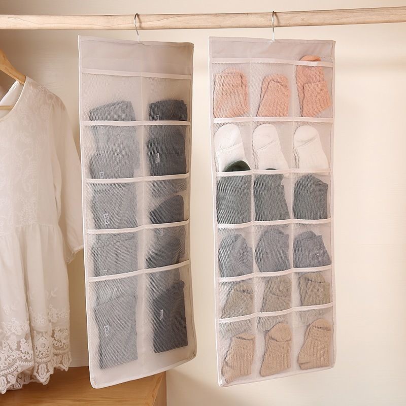 Настенный тканевый органайзер  – обзор и цена Sock Organizer Tray