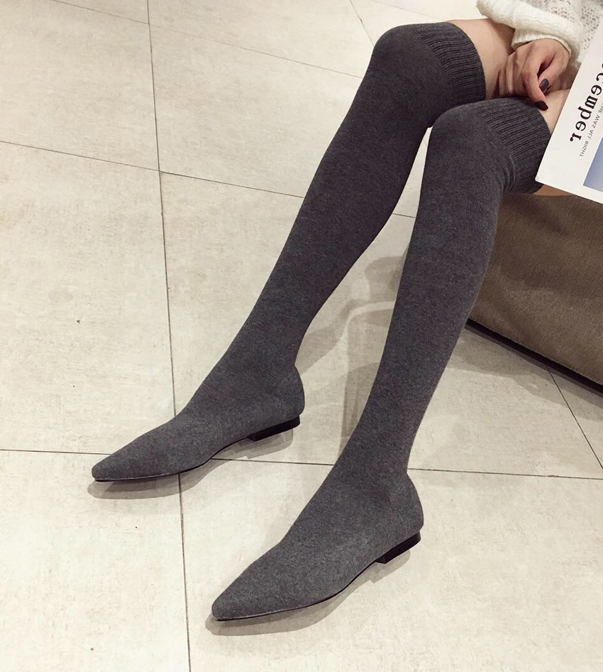 AIYKAZYSDL/2024, осенние ботил – обзор и цена Boot Sock Slouchy