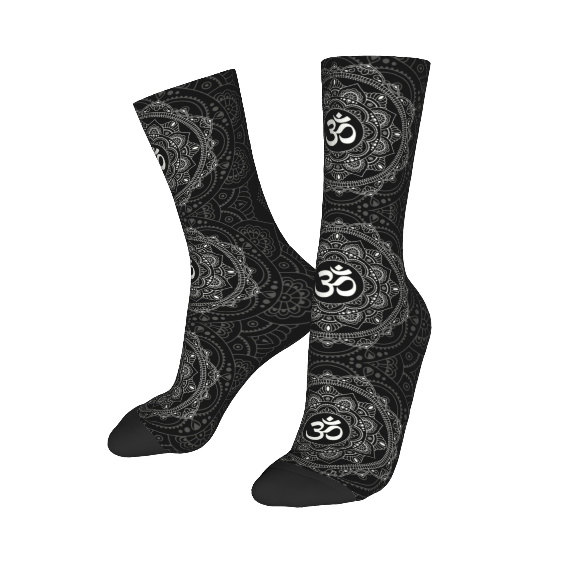 Носки с мандалой Ом на заказ,  – обзор и цена Dress Sock Men