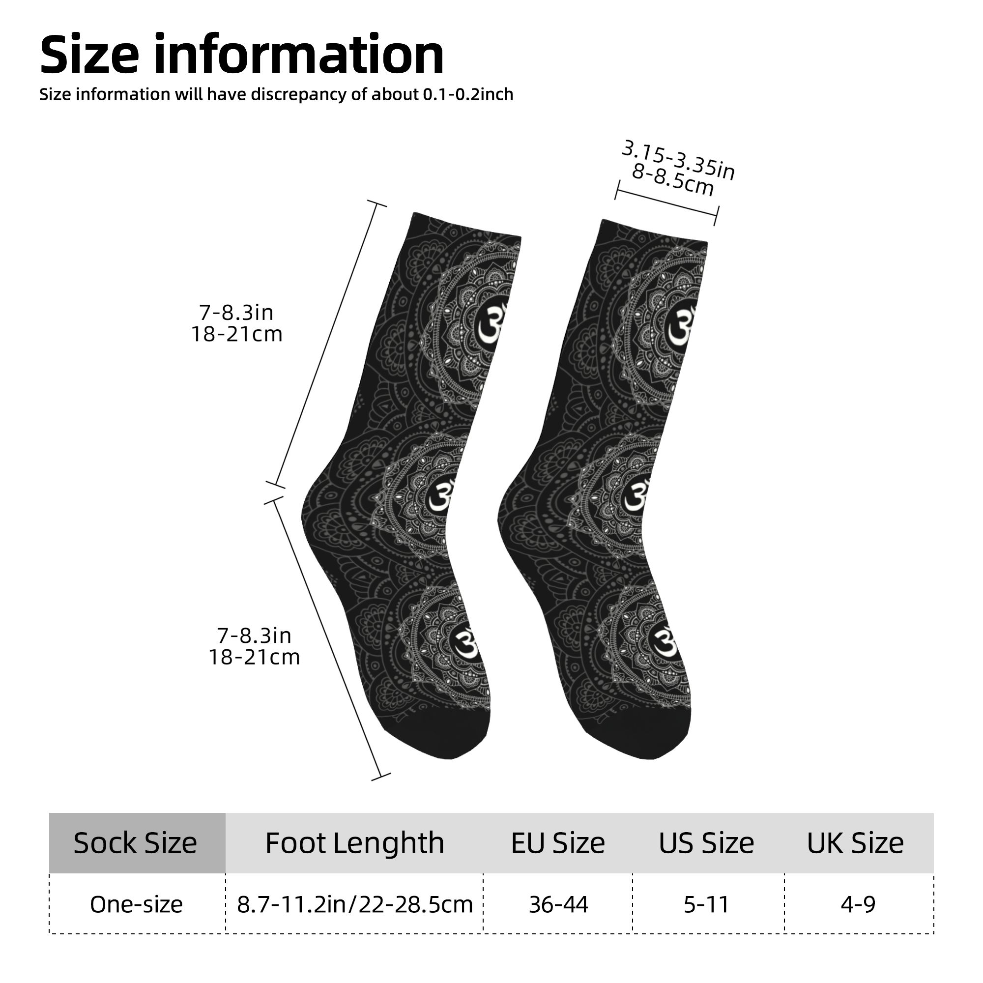 Носки с мандалой Ом на заказ,  – обзор и цена Dress Sock Men