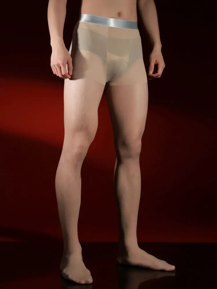 Мужские бесшовные серебристые  – обзор и цена Tights Pantyhose Sheer