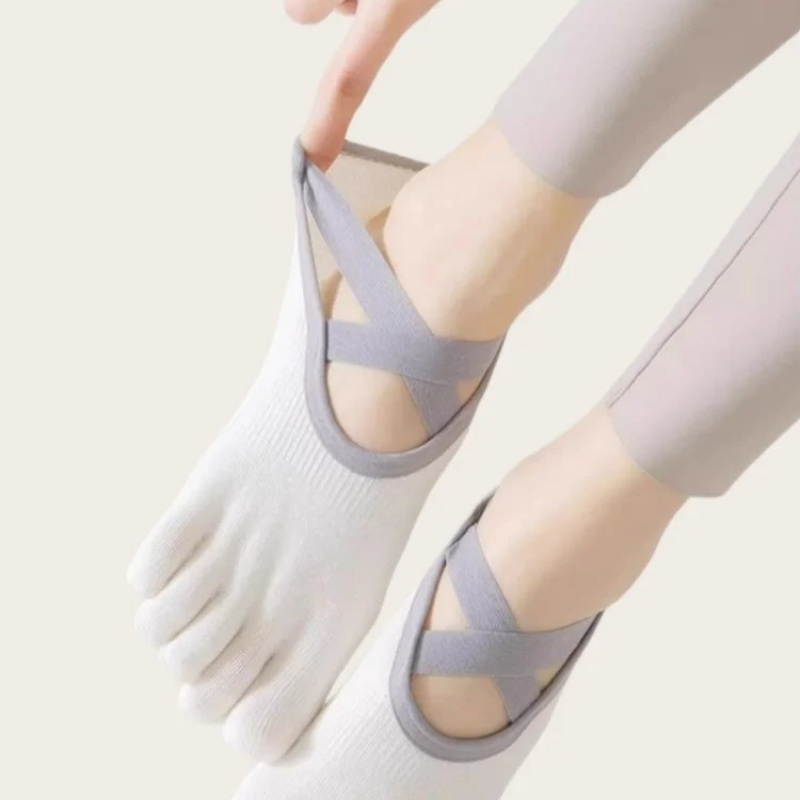 1 пара женских носков для йоги – обзор и цена Toe Sock Split